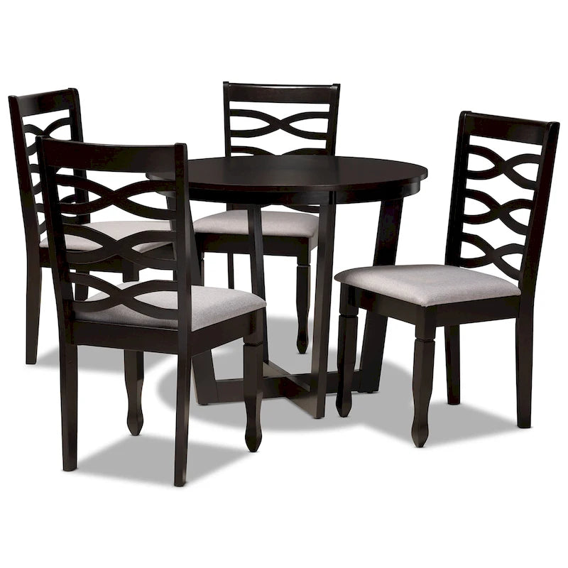 Ensemble de salle à manger Leda 5 pièces moderne et contemporain