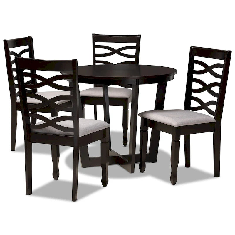 Ensemble de salle à manger Leda 5 pièces moderne et contemporain