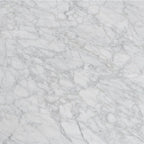 Table basse en marbre italien blanc de Carrare