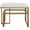 Banc moderne en fer – 15,75P x 25,25L x 19,25H