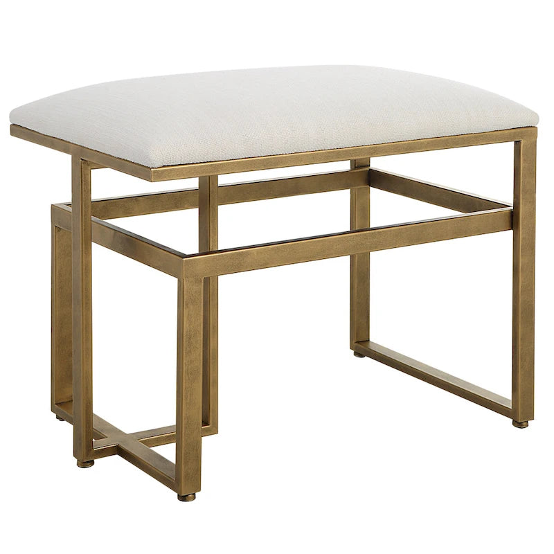 Banc moderne en fer – 15,75P x 25,25L x 19,25H