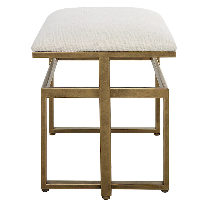 Banc moderne en fer – 15,75P x 25,25L x 19,25H
