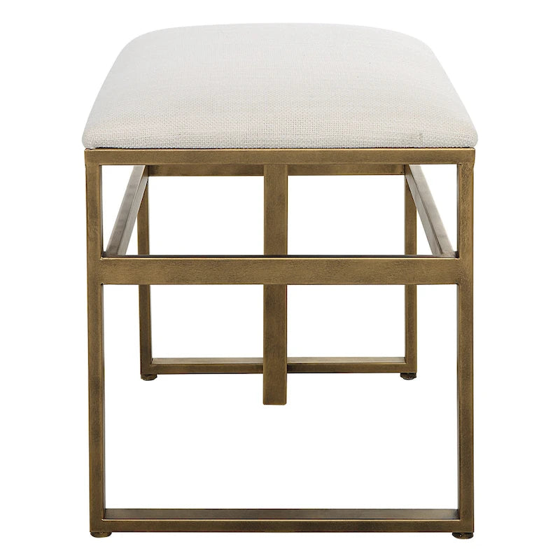 Banc moderne en fer – 15,75P x 25,25L x 19,25H