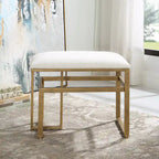 Banc moderne en fer – 15,75P x 25,25L x 19,25H