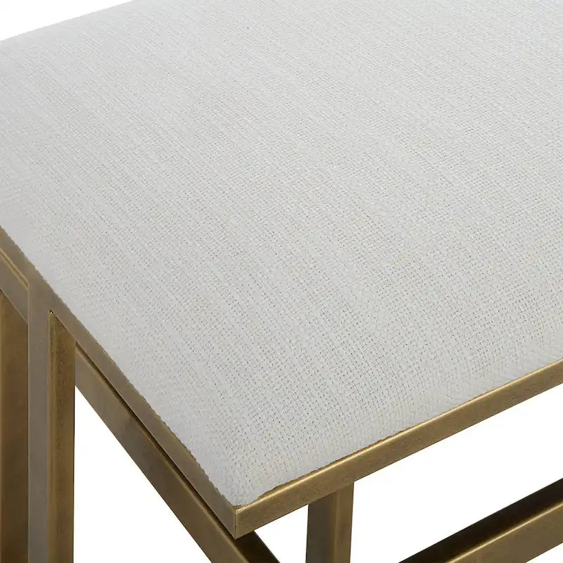 Banc moderne en fer – 15,75P x 25,25L x 19,25H
