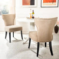 Chaises de salle à manger Tashina avec clous décoratifs (Lot de 2) - 23Lx26Px37H