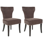 Chaises de salle à manger Tashina avec clous décoratifs (Lot de 2) - 23Lx26Px37H