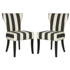 Chaises de salle à manger Tashina avec clous décoratifs (Lot de 2) - 23Lx26Px37H