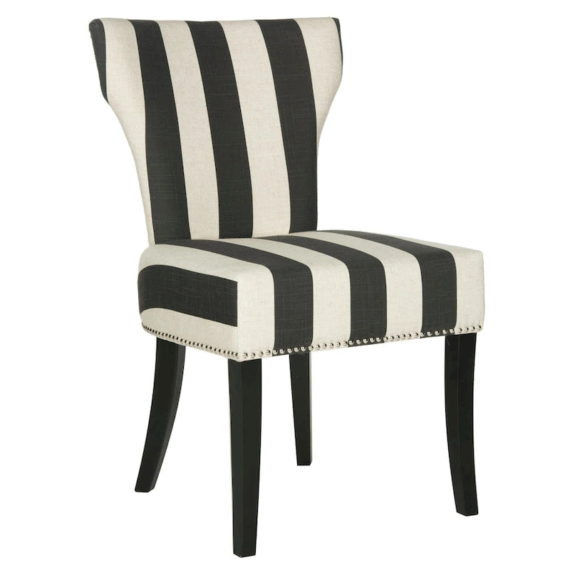 Chaises de salle à manger Tashina avec clous décoratifs (Lot de 2) - 23Lx26Px37H