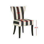 Chaises de salle à manger Tashina avec clous décoratifs (Lot de 2) - 23Lx26Px37H