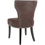 Chaises de salle à manger Tashina avec clous décoratifs (Lot de 2) - 23Lx26Px37H