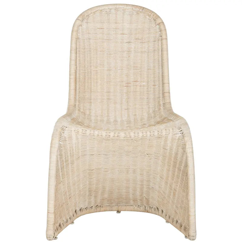 Chaise de salle à manger en osier gris (lot de 2) - 19Lx26Px35H