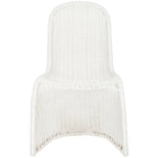 Chaise de salle à manger en osier gris (lot de 2) - 19Lx26Px35H