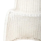 Chaise de salle à manger en osier gris (lot de 2) - 19Lx26Px35H