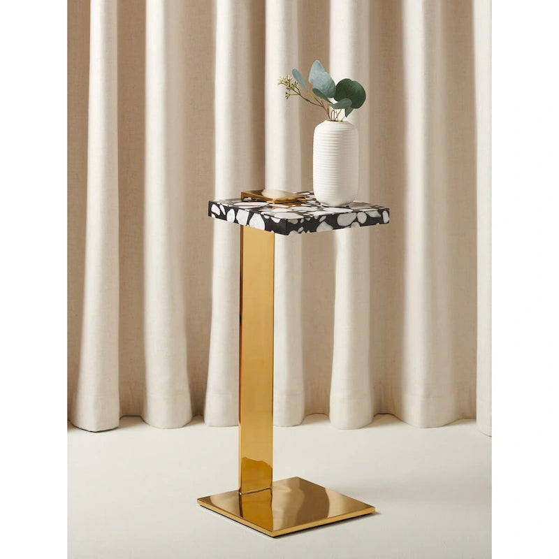 Table à boisson en acrylique Shiloh Couture - 9,8 L x 9,8 P x 24 H - 10Lx10Px24H