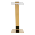 Table à boisson en acrylique Shiloh Couture - 9,8 L x 9,8 P x 24 H - 10Lx10Px24H