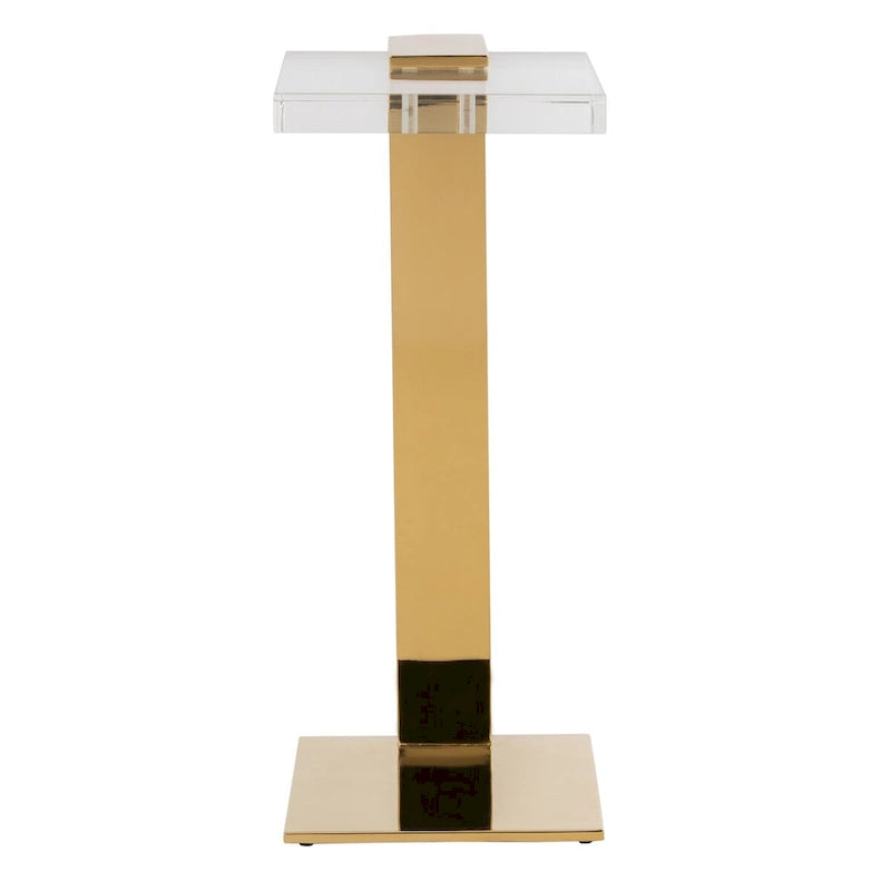 Table à boisson en acrylique Shiloh Couture - 9,8 L x 9,8 P x 24 H - 10Lx10Px24H