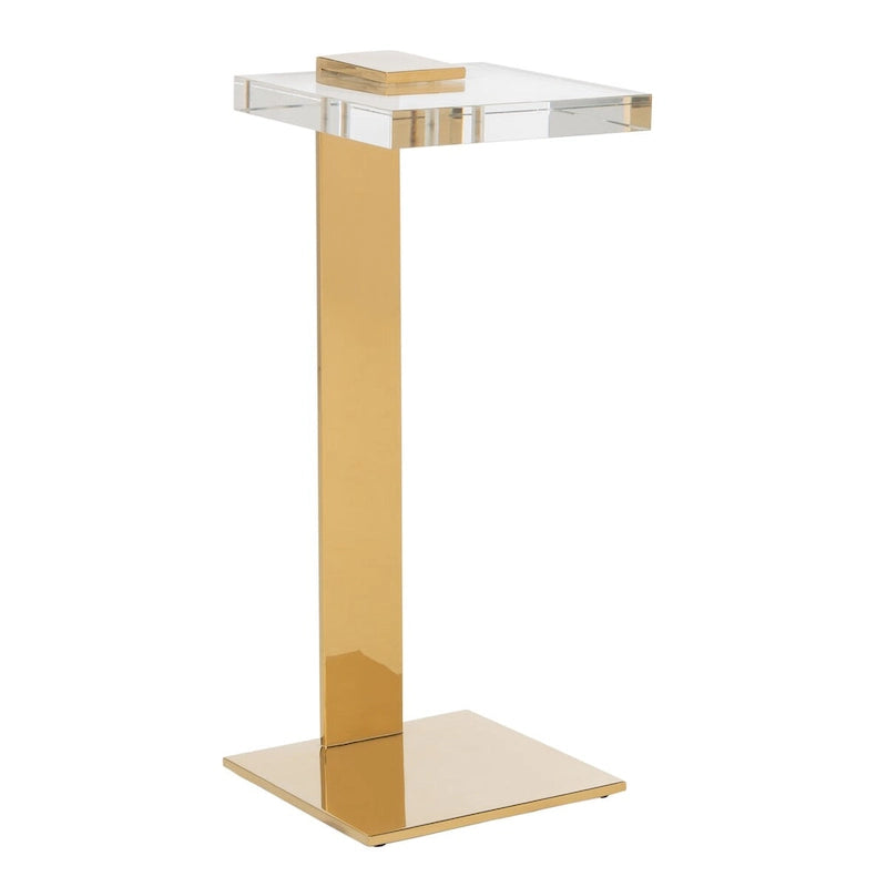 Table à boisson en acrylique Shiloh Couture - 9,8 L x 9,8 P x 24 H - 10Lx10Px24H