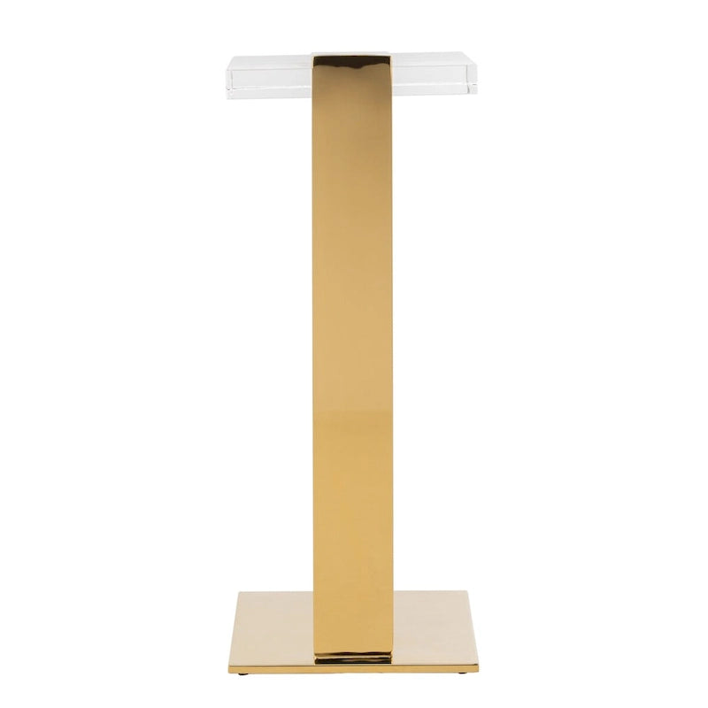 Table à boisson en acrylique Shiloh Couture - 9,8 L x 9,8 P x 24 H - 10Lx10Px24H