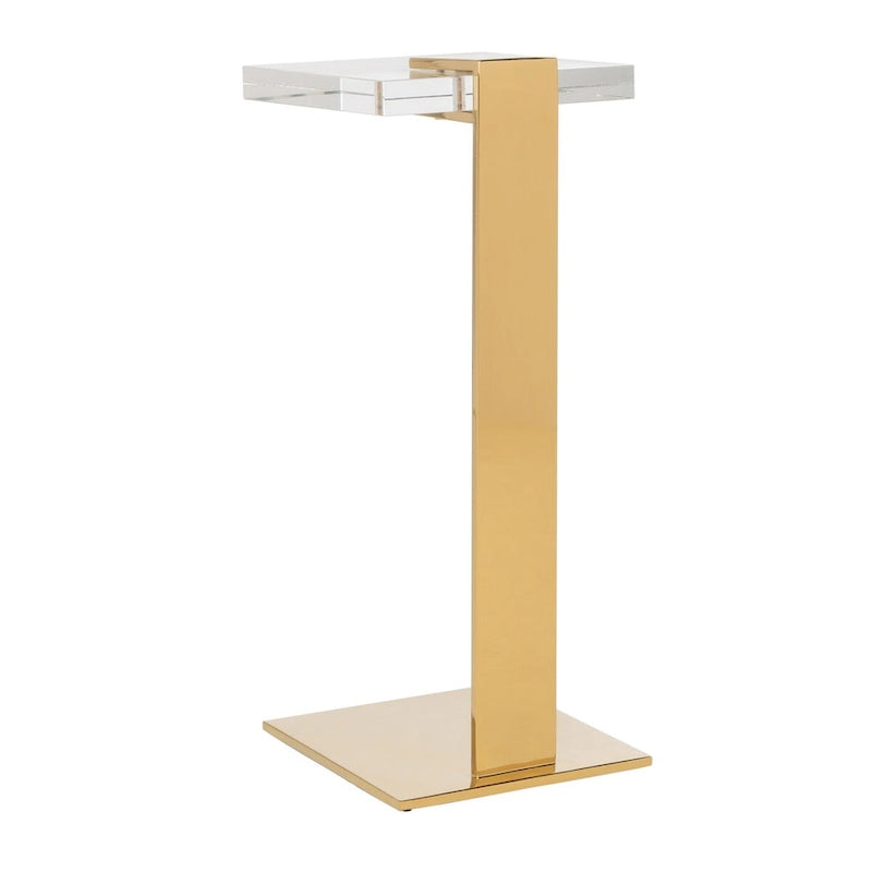 Table à boisson en acrylique Shiloh Couture - 9,8 L x 9,8 P x 24 H - 10Lx10Px24H