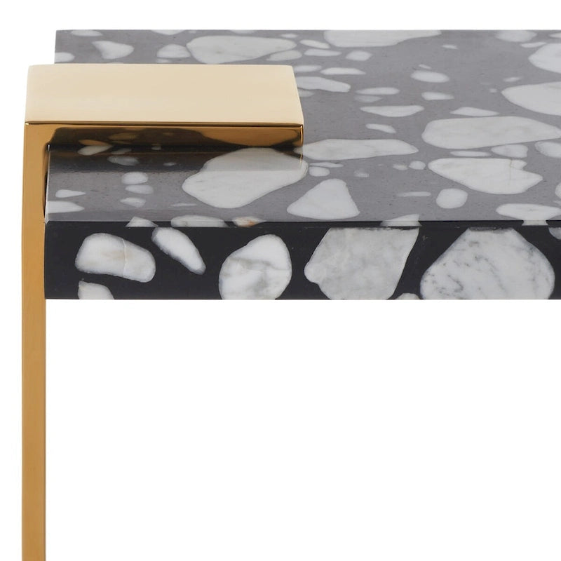 Table à boisson en acrylique Shiloh Couture - 9,8 L x 9,8 P x 24 H - 10Lx10Px24H