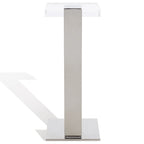 Table à boisson en acrylique Shiloh Couture - 9,8 L x 9,8 P x 24 H - 10Lx10Px24H