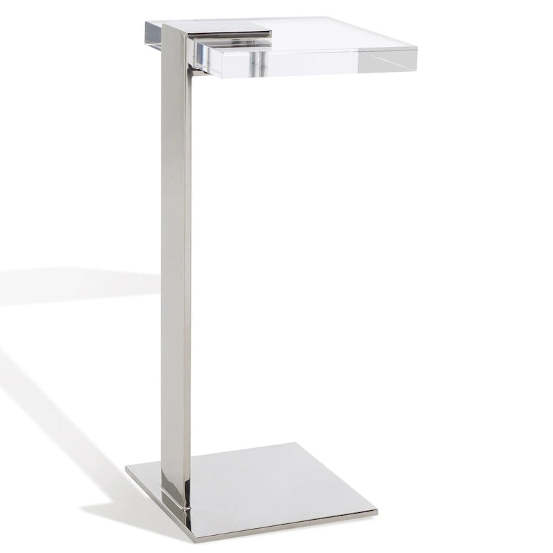 Table à boisson en acrylique Shiloh Couture - 9,8 L x 9,8 P x 24 H - 10Lx10Px24H