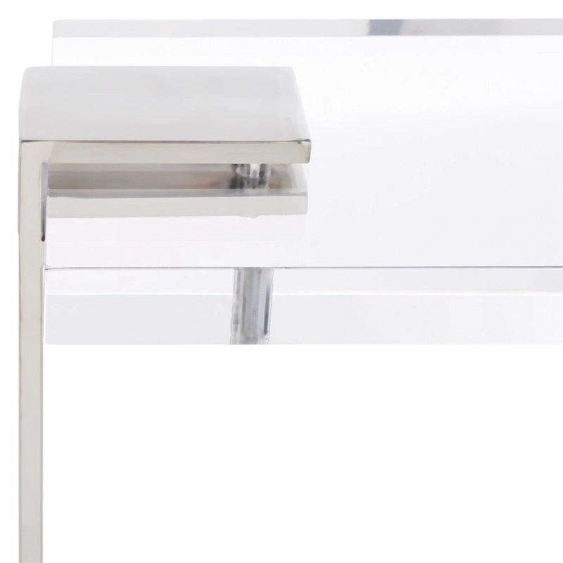 Table à boisson en acrylique Shiloh Couture - 9,8 L x 9,8 P x 24 H - 10Lx10Px24H