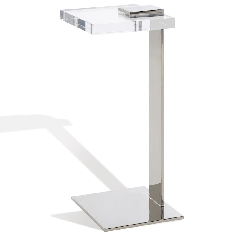 Table à boisson en acrylique Shiloh Couture - 9,8 L x 9,8 P x 24 H - 10Lx10Px24H