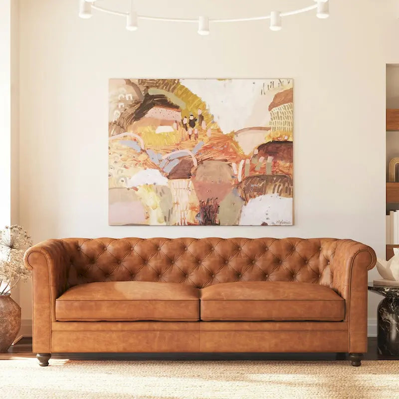  Lyon 87 Sofa - Full Grain Genuine Italian Leather