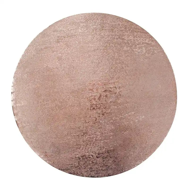 Lot de tables gigognes d'appoint rondes en cuivre