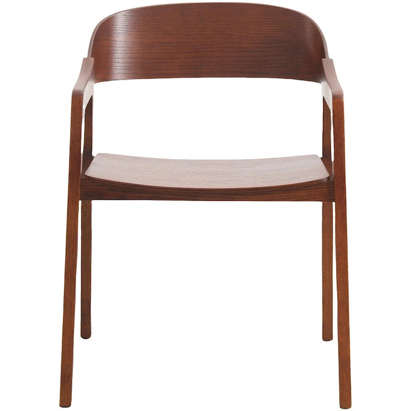 Chaises de salle à manger modernes avec accoudoirs en bois de chêne pour salle à manger, salon et cuisine