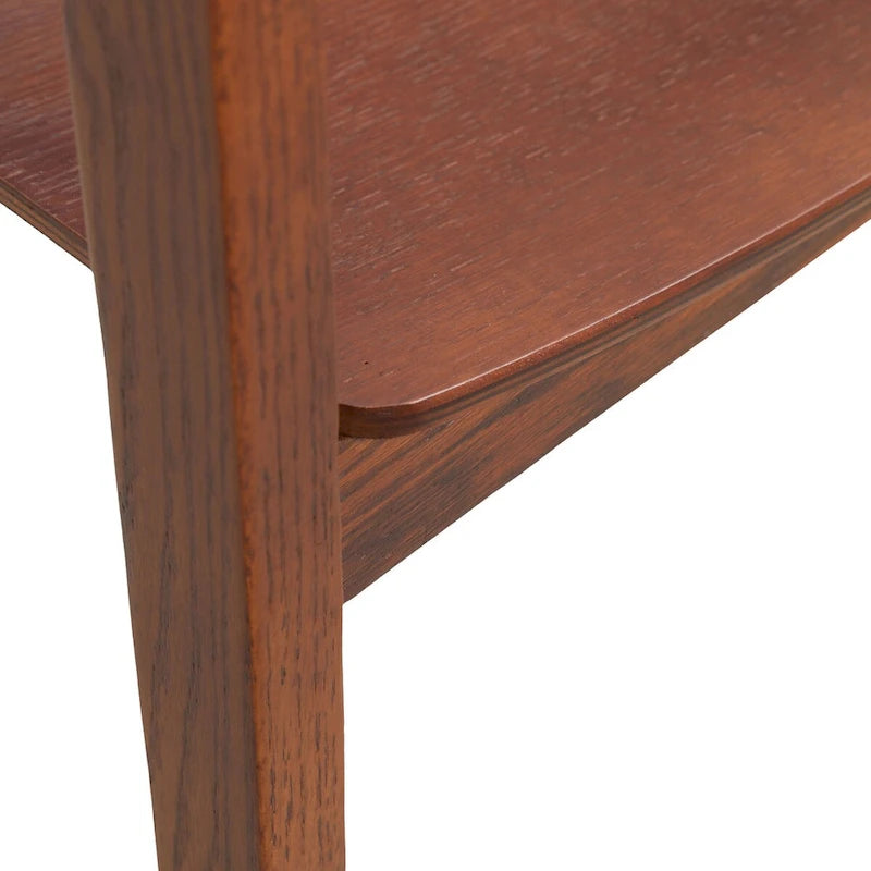 Chaises de salle à manger modernes avec accoudoirs en bois de chêne pour salle à manger, salon et cuisine