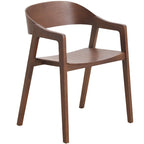 Chaises de salle à manger modernes avec accoudoirs en bois de chêne pour salle à manger, salon et cuisine