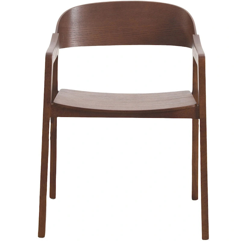 Chaises de salle à manger modernes avec accoudoirs en bois de chêne pour salle à manger, salon et cuisine