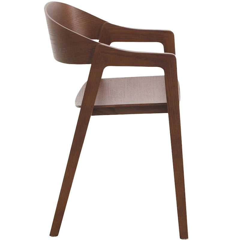 Chaises de salle à manger modernes avec accoudoirs en bois de chêne pour salle à manger, salon et cuisine