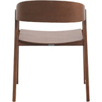 Chaises de salle à manger modernes avec accoudoirs en bois de chêne pour salle à manger, salon et cuisine