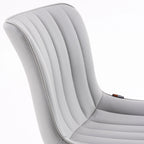 Chaise de bureau ergonomique sans accoudoirs avec roulettes