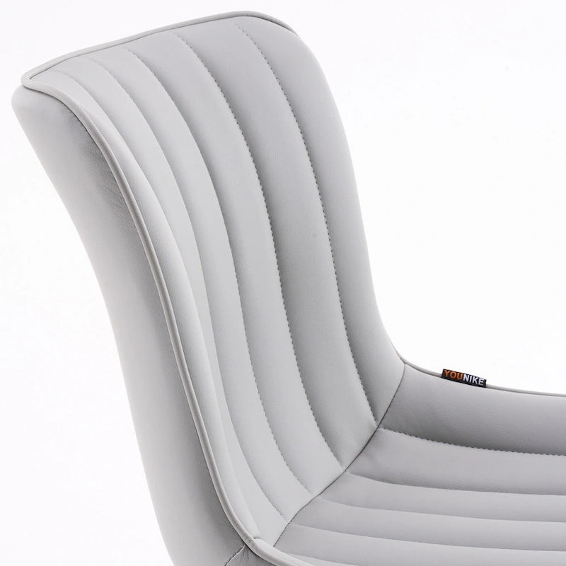 Chaise de bureau ergonomique sans accoudoirs avec roulettes