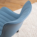 Chaise de bureau ergonomique sans accoudoirs avec roulettes