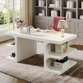 62 Table de bureau exécutive, Bureau d'ordinateur en bois, Bureau pour le bureau à domicile