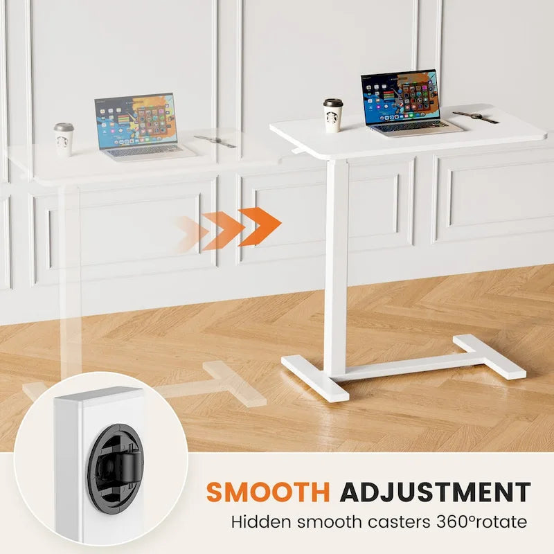 Bureau de lit mobile réglable, bureau d'ordinateur, bureau debout mobile