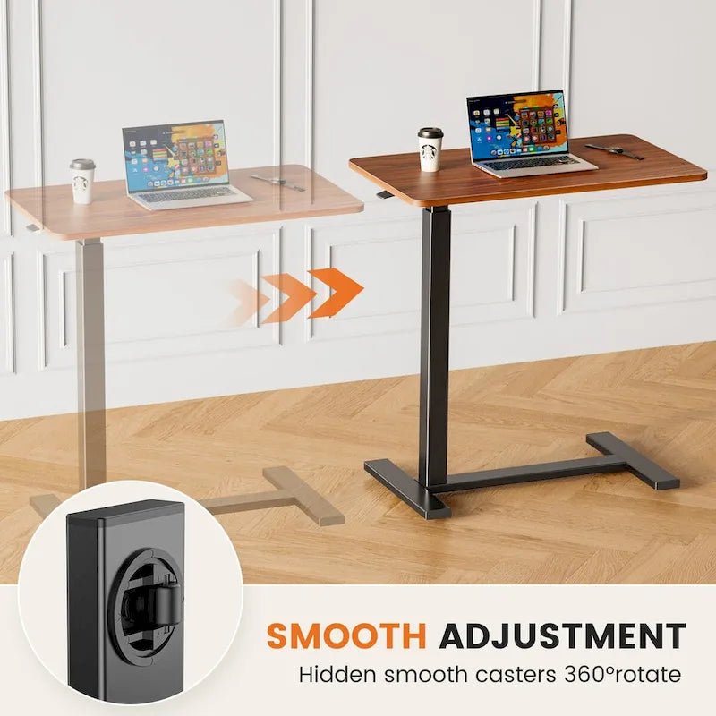 Bureau de lit mobile réglable, bureau d'ordinateur, bureau debout mobile