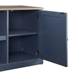 Meuble TV console média de 64 po pour téléviseurs jusqu'à 75 po - 64 po de largeur