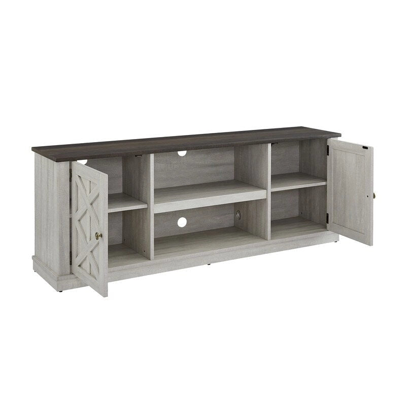 Meuble TV console média de 64 po pour téléviseurs jusqu'à 75 po - 64 po de largeur